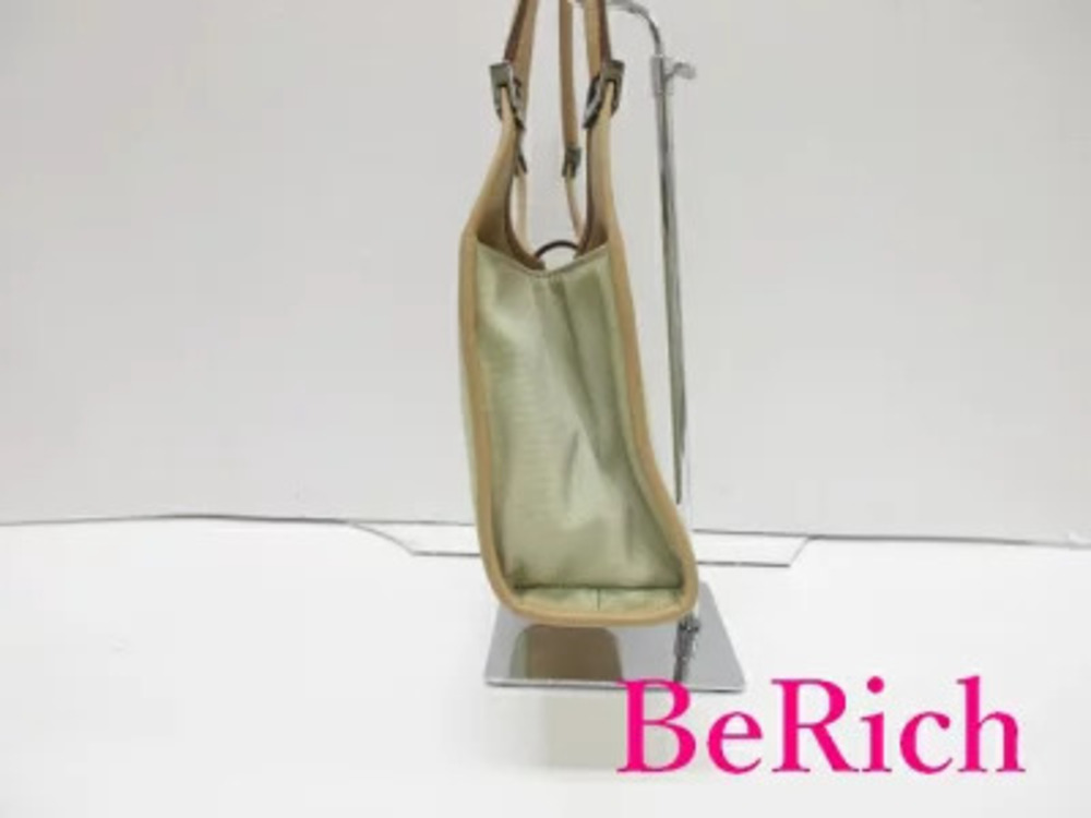 Gucci GG Leather Bag Beige Shoulder Jackie Green Handbag Olive Tan Green